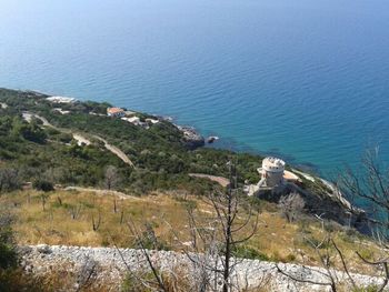 Scenic view of calm sea