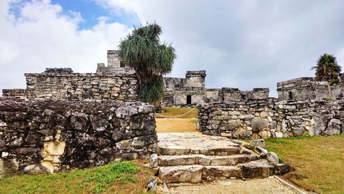 Old ruins against clear sky