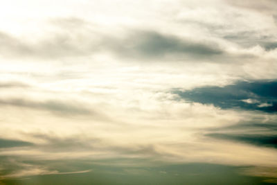 Scenic view of cloudy sky