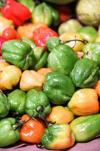 Full frame shot of chopped vegetables