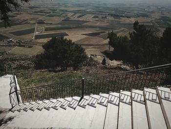 High angle view of landscape