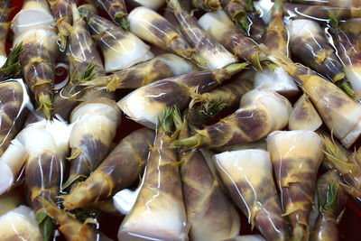 Full frame shot of vegetables for sale in market