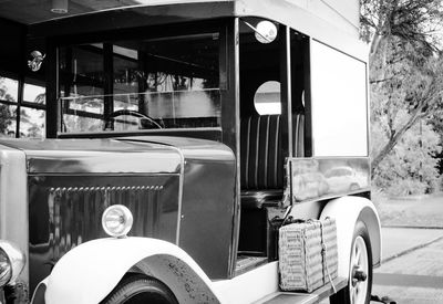 Interior of car