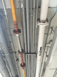 Close-up of pipes