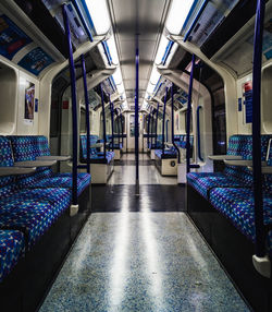 Interior of train