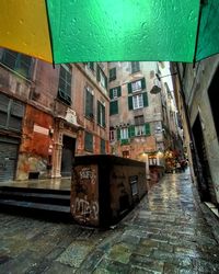 Street amidst buildings in city