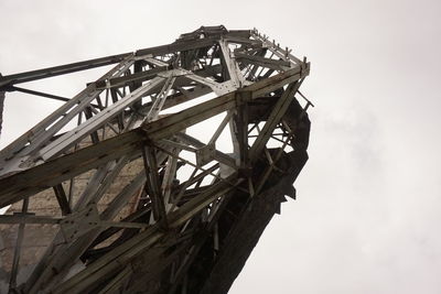 Low angle view of built structure against sky