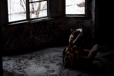 View of abandoned building