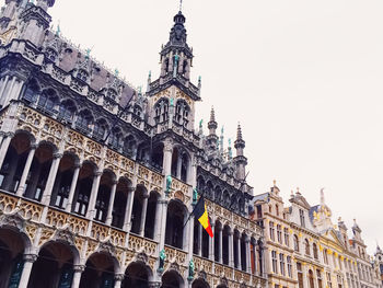 Low angle view of historical building against sky