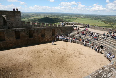 Forcados show at the castle of monsaraz, portugal.