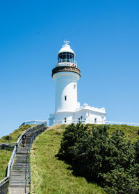 Lighthouse against clear sky