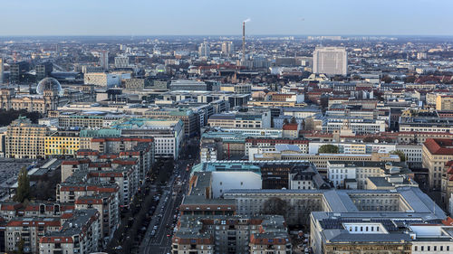 Aerial view of a city