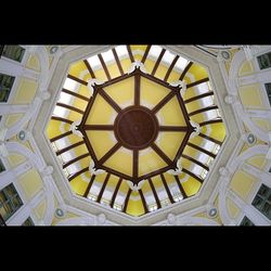 Low angle view of ceiling