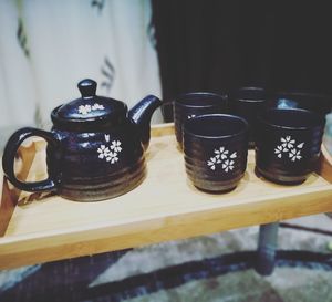 Close-up of tea on table