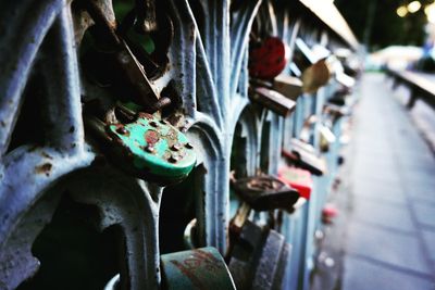 Close-up of rusty metal