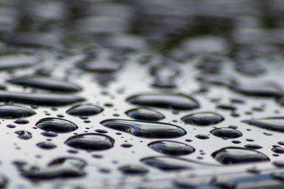 Full frame shot of water on table