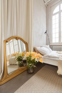 Interior of elegant bedroom at home