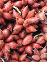 Full frame shot of strawberries