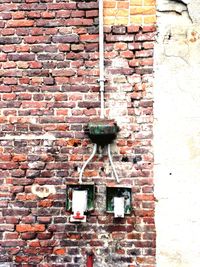 Brick wall with brick wall