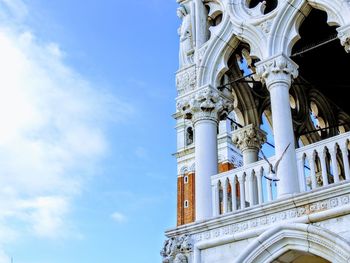 Low angle view of building against sky. piazza san marco