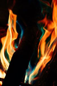 Close-up of illuminated candle