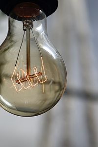 Close-up of light bulb