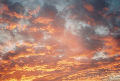 Low angle view of dramatic sky