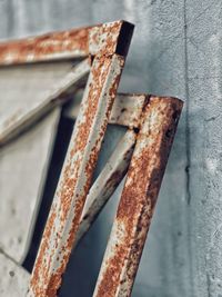 Close-up of rusty metal