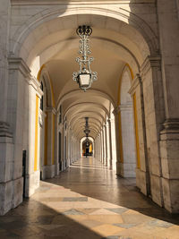 Corridor of building