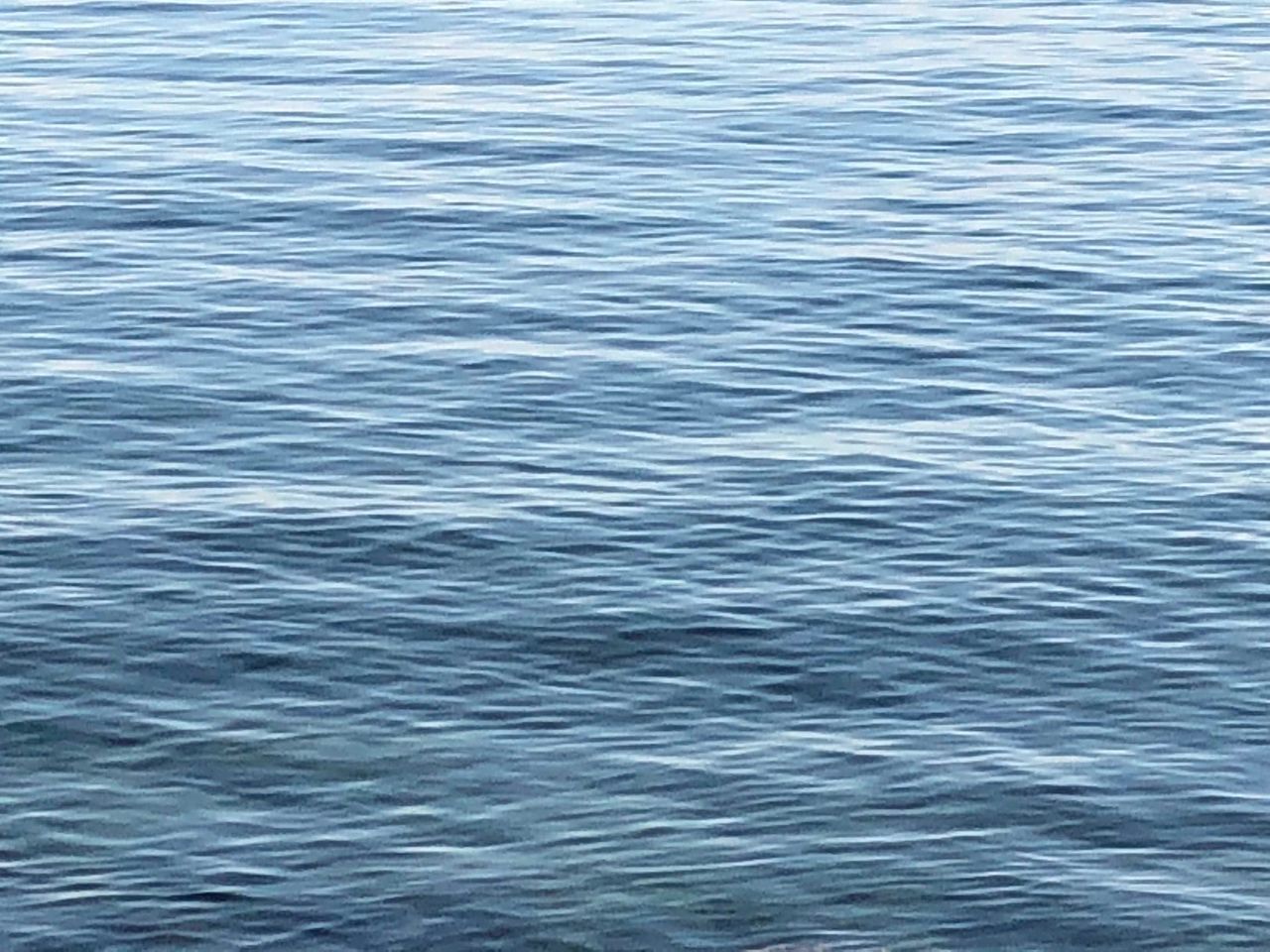 HIGH ANGLE VIEW OF RIPPLED WATER