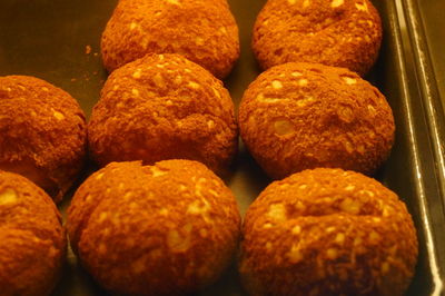 Full frame shot of pumpkins for sale