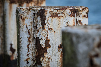 Close-up of rusty metal