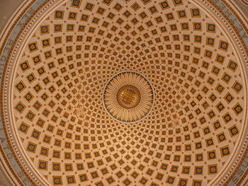 Low angle view of ceiling of building