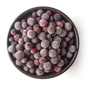 High angle view of fruits in bowl