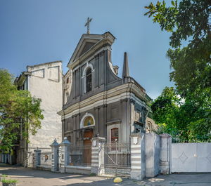 Roman-catholic church saint peter's basilica minor on the gavannaya street in odessa, ukraine