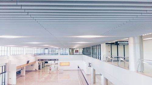 Empty corridor of building