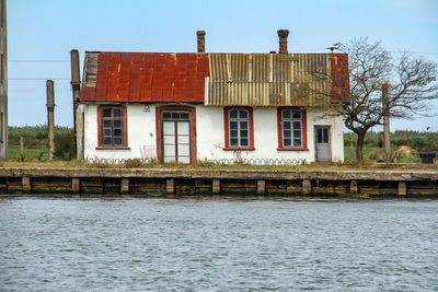 House against clear sky