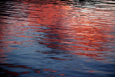 Full frame shot of rippled lake