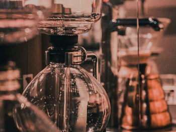 Close-up of glass jar