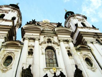 Low angle view of historical building