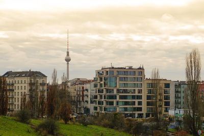 View of cityscape against sky