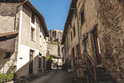 Street amidst buildings in town