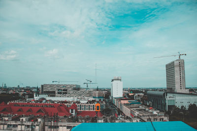 Cityscape against sky