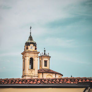 Low angle view of church against sky