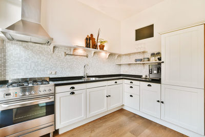 Interior of modern kitchen