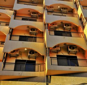 Low angle view of building in city