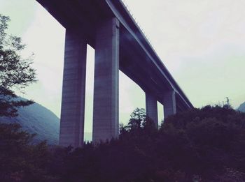 Low angle view of bridge