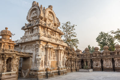 Low angle view of historical building