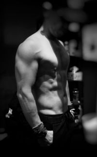 Close-up of young woman holding hands