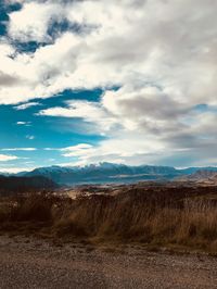 Scenic view of landscape against sky